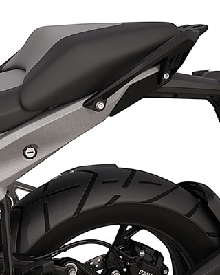 L'arrière avec selle passager et poignées de maintien de la R 1300 GS de BMW Motorrad